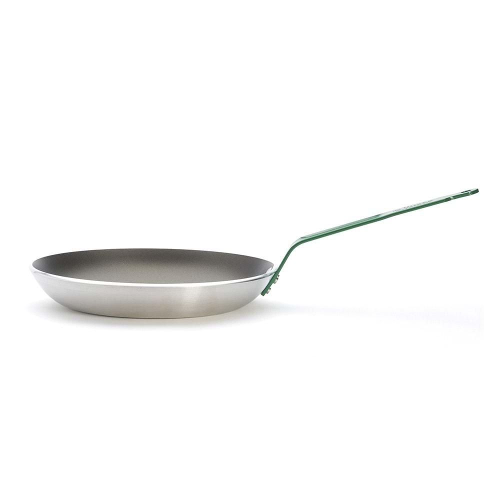 DE BUYER ALÜMİNYUM YAPIŞMAZ TAVA YEŞİL SAPLI 32 CM
