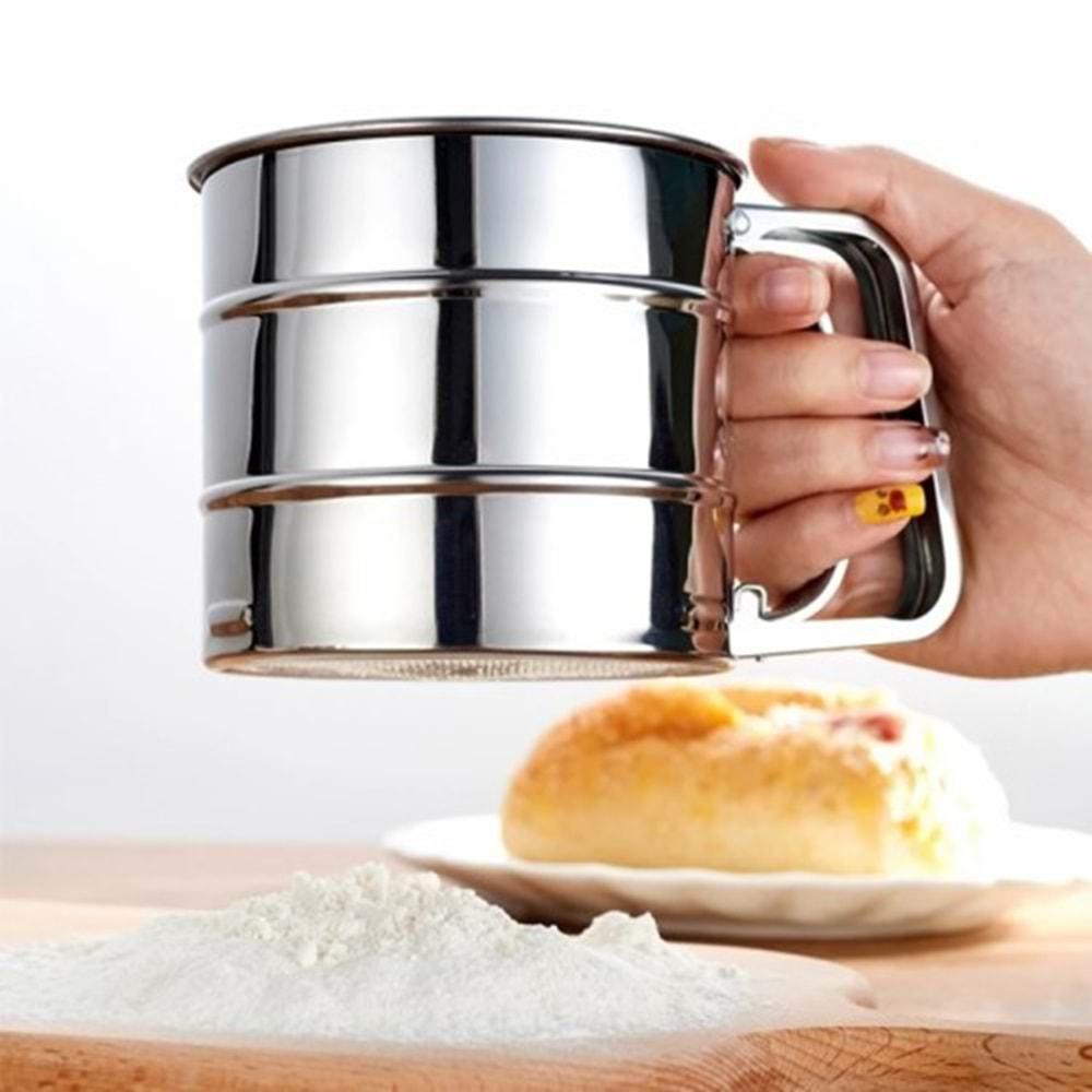 ÇELİK KAKAO PUDRA ELEĞİ - ÇAP:10 CM