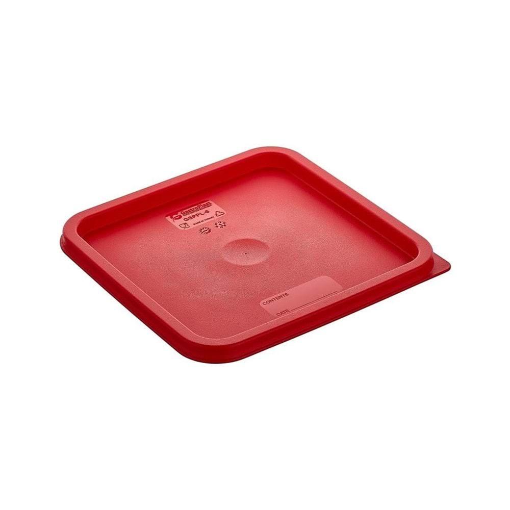 GASTROPLAST GSPL-2R 1,9 L, 3,8 L KARE GIDA SAKLAMA KABI KAPAGI KIRMIZI