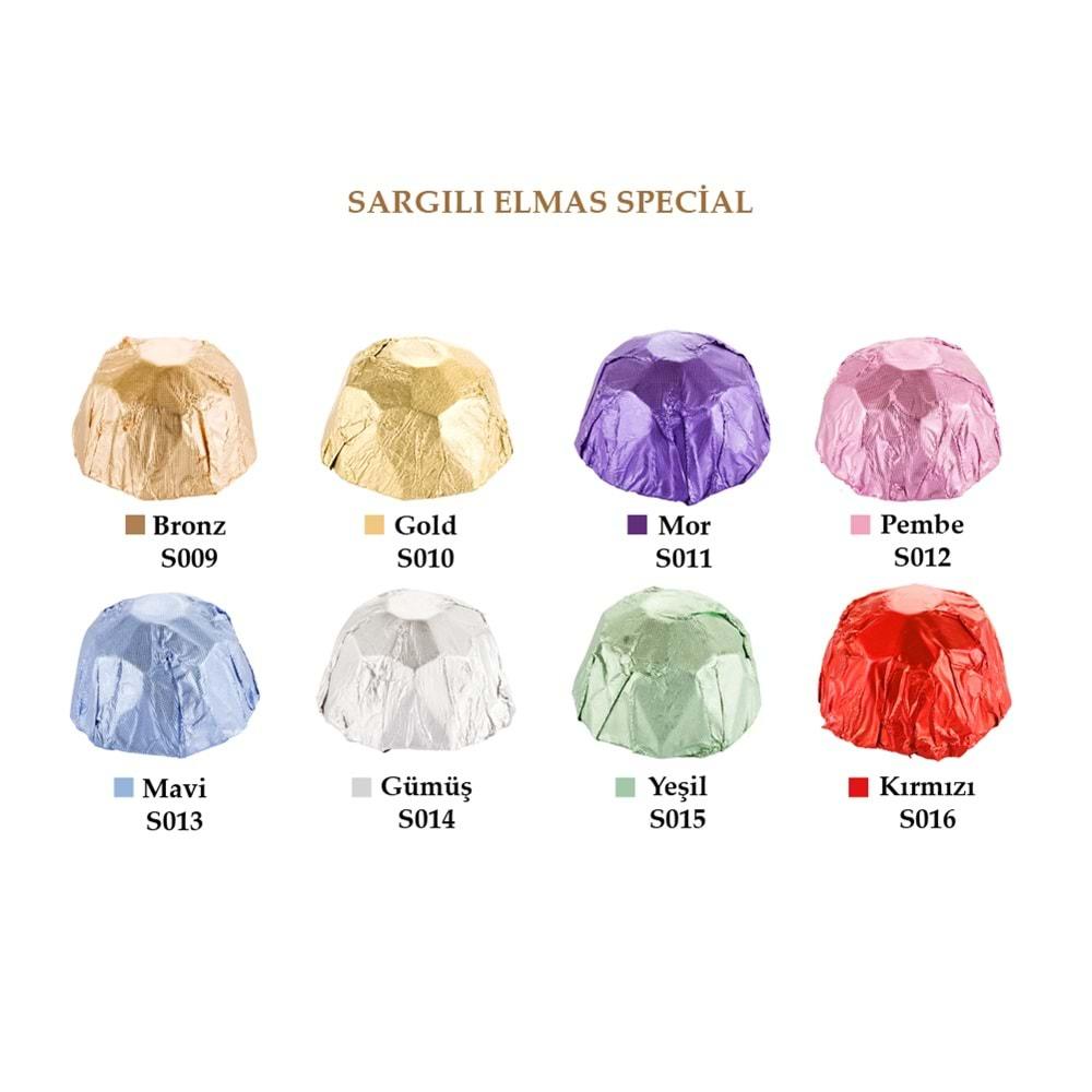 BOLÇİ ÇİKOLATA (S011) SÜTLÜ ELMAS SARGILI MOR 2,4 KG