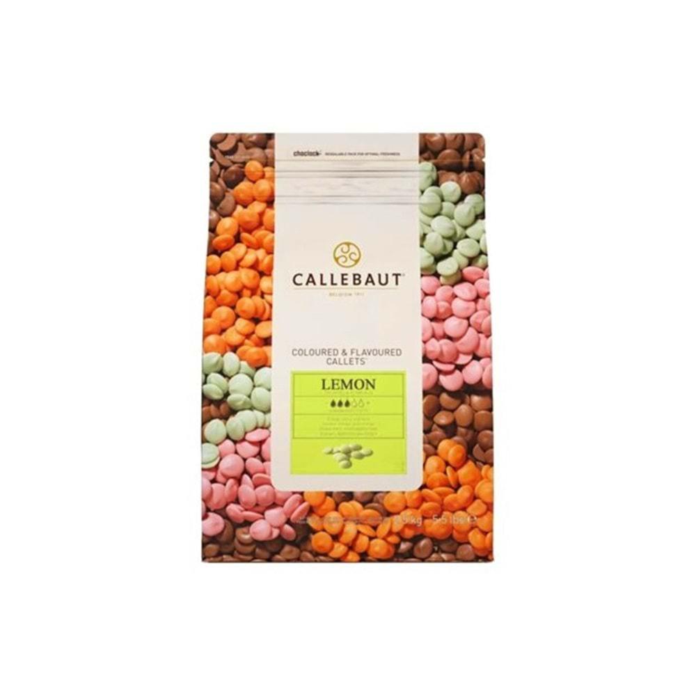 CALLEBAUT ÇİKOLATA DROP LİMONLU (2,5 KG) /LEMON-RT-U70