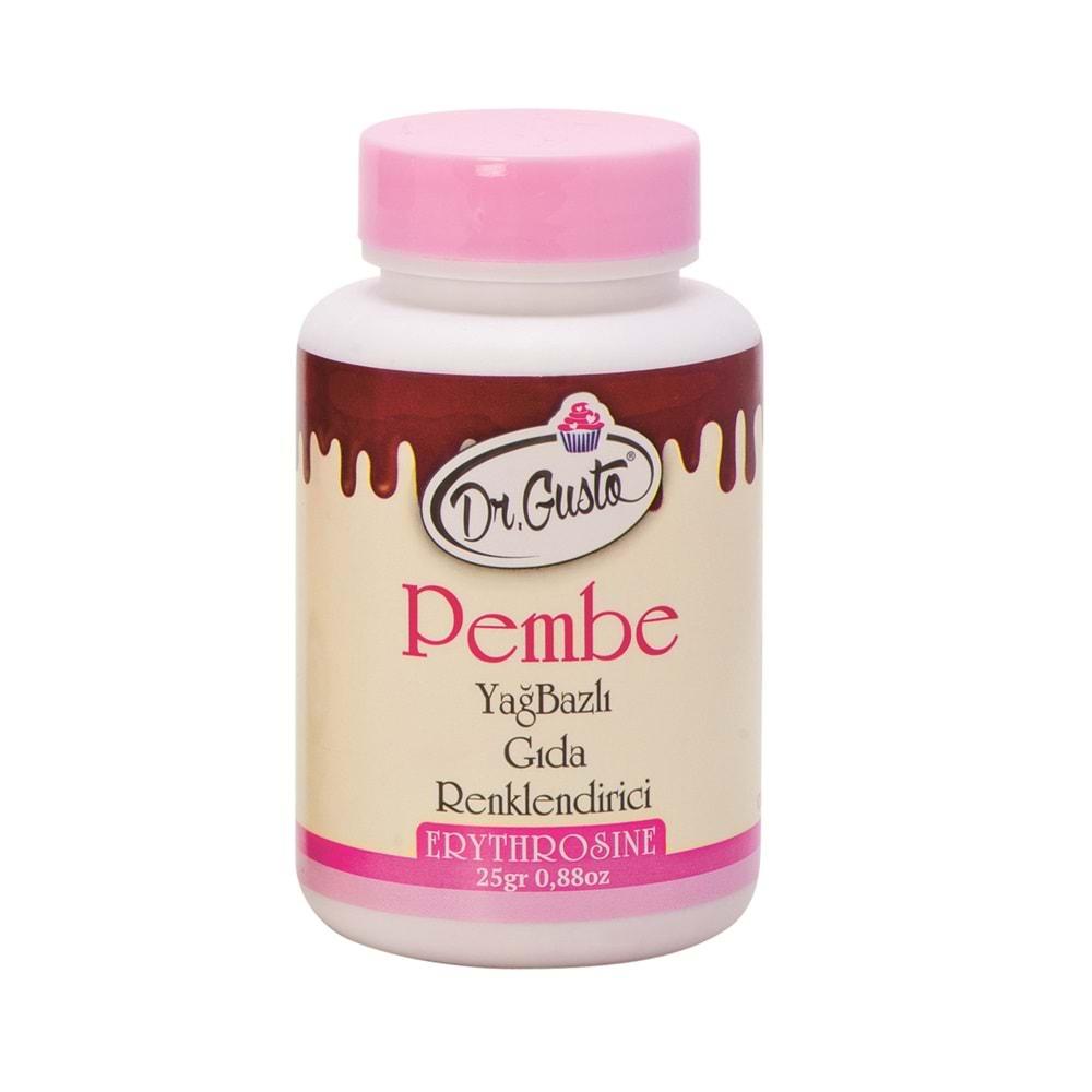 DR.GUSTO YAĞ BAZLI TOZ BOYA PEMBE 25 GR
