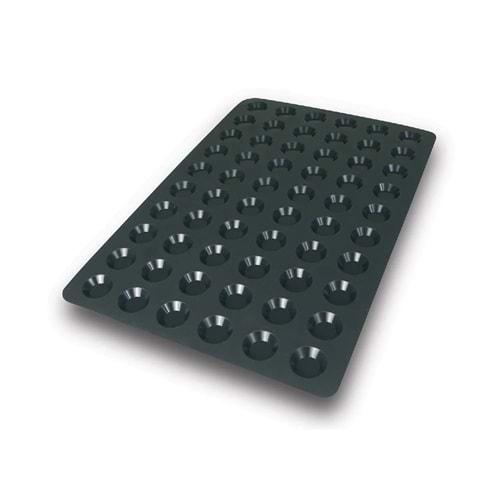 40.408.20.0000 SİLİKOMART SQ008 60 MINI TARTELETTE BLACK 40X60 CM SİLİKON KALIP