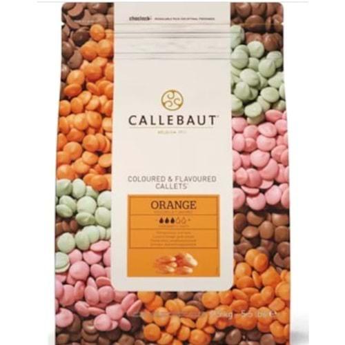 CALLEBAUT ÇİKOLATA DROP PORTAKALLI %35,4 2,5 KG /ORANGE-RT-U70