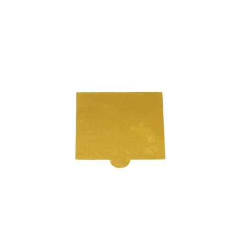 ADET KARE GOLD PASTA ALTLIĞI KALIN 11X11 CM ( 50 ADET )