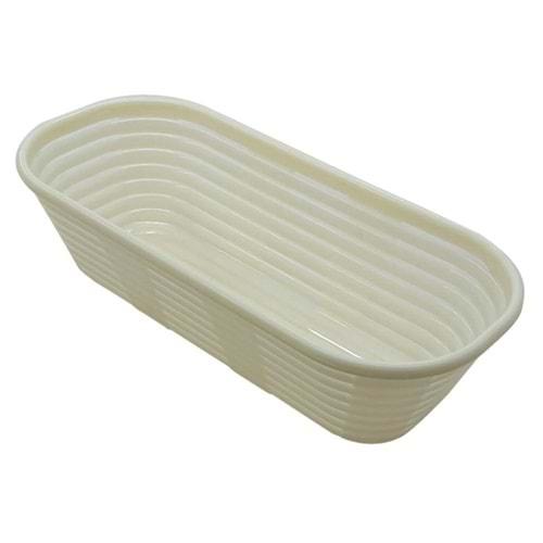 EKMEK MAYALAMA SEPETİ PLASTİK NATURAL OVAL 30*13,5*8,5 CM