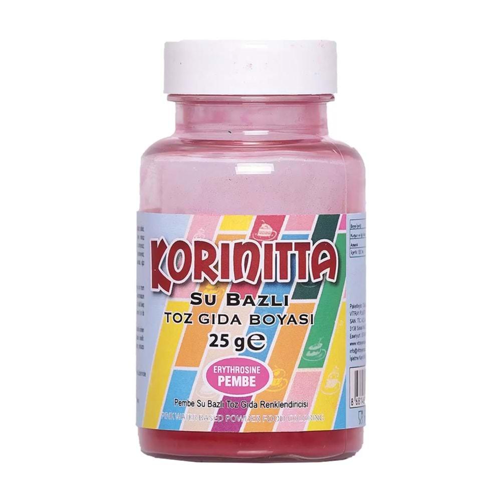 KORİNİTTA SU BAZLI TOZ BOYA PEMBE 25 GR