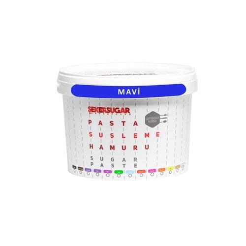 ŞEKER&SUGAR MAVİ ŞEKER HAMURU 2,5 KG